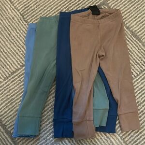 H&M cotton ribbed leggings, size 2T